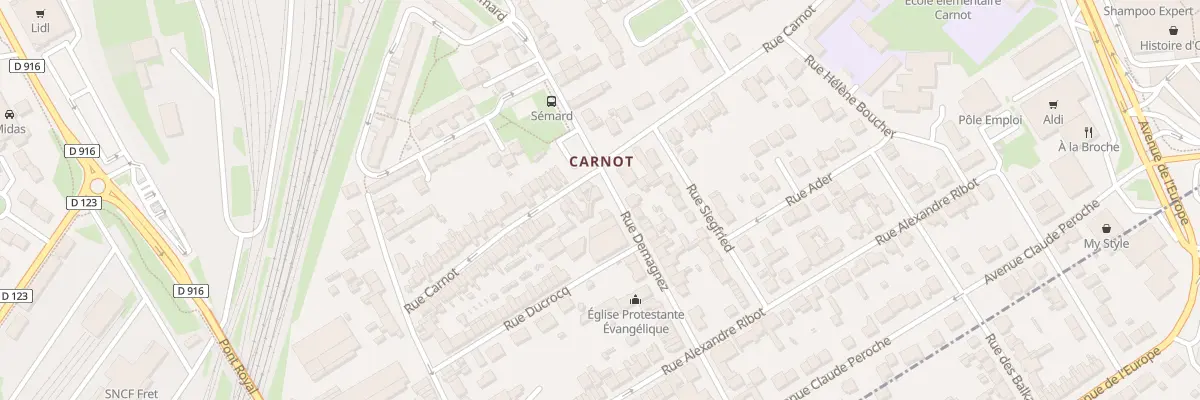 Plan du 61 Rue Demagnez à Nogent-sur-Oise