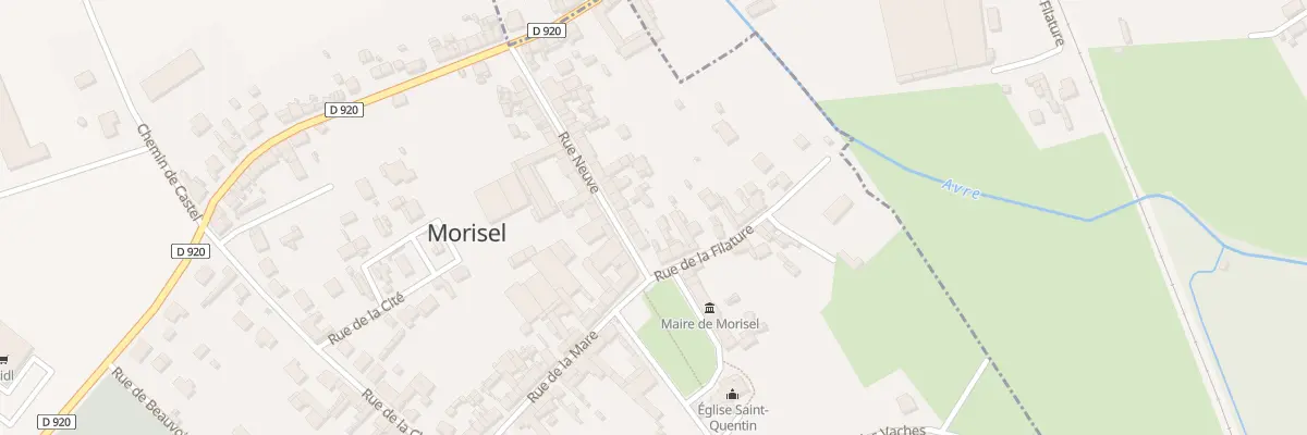 Plan du 4 Rue Neuve à Morisel
