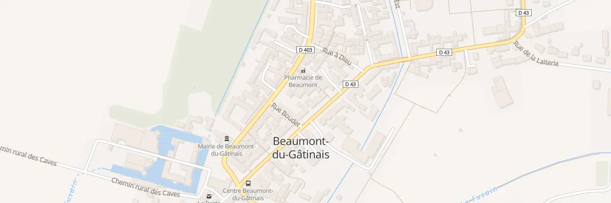 Plan du 27 Rue de l’Hôtel-de-ville à Beaumont-du-Gâtinais