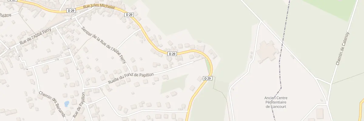 Plan du 892 Rue Jules Michelet à Liancourt