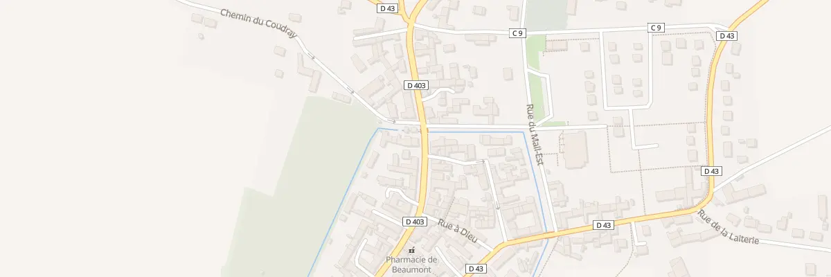 Plan du 69 Rue Montgaudier à Beaumont-du-Gâtinais