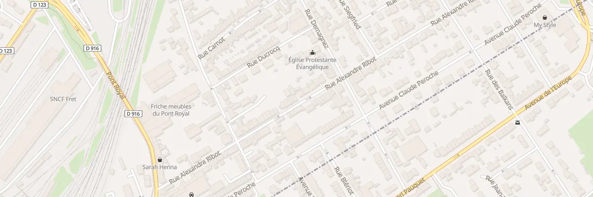 Plan du 47 Rue Alexandre Ribot à Nogent-sur-Oise