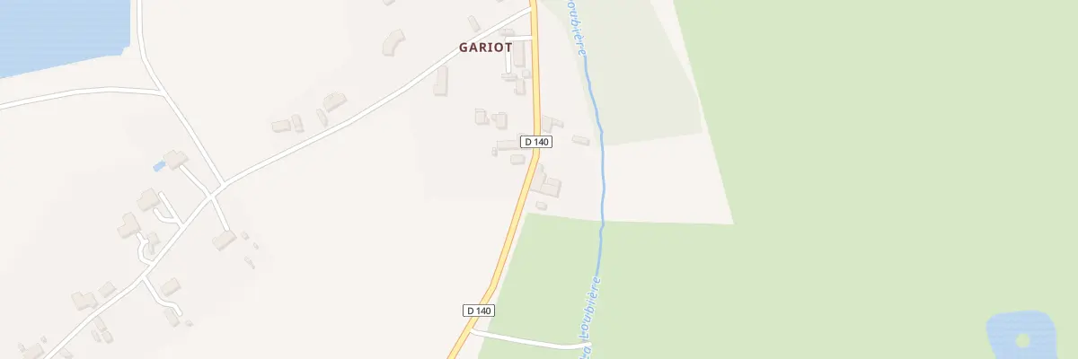 Plan du 6 Gariot à Faverdines