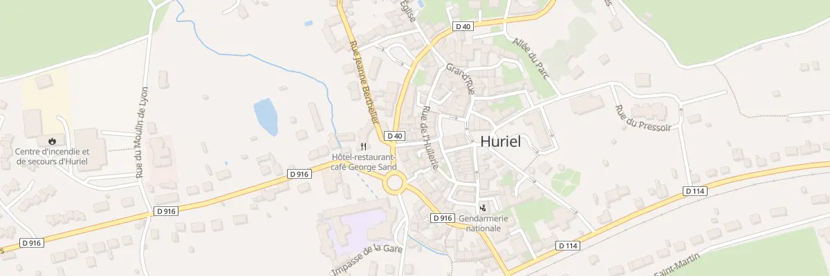 Plan du 3 Rue de la Crémaillère à Huriel