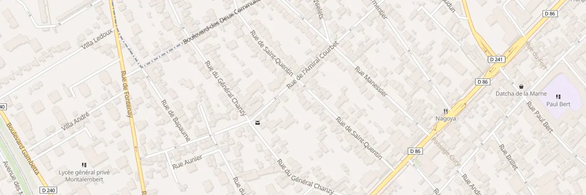 Plan du 33 Rue de Saint-quentin à Nogent-sur-Marne