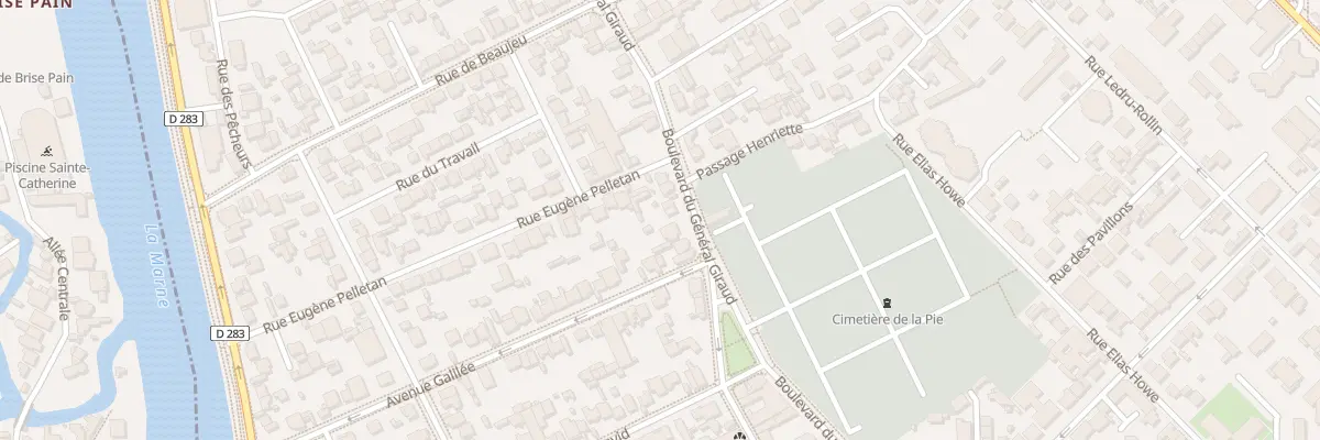 Plan du 56 Bd du Général Giraud à Saint-Maur-des-Fossés