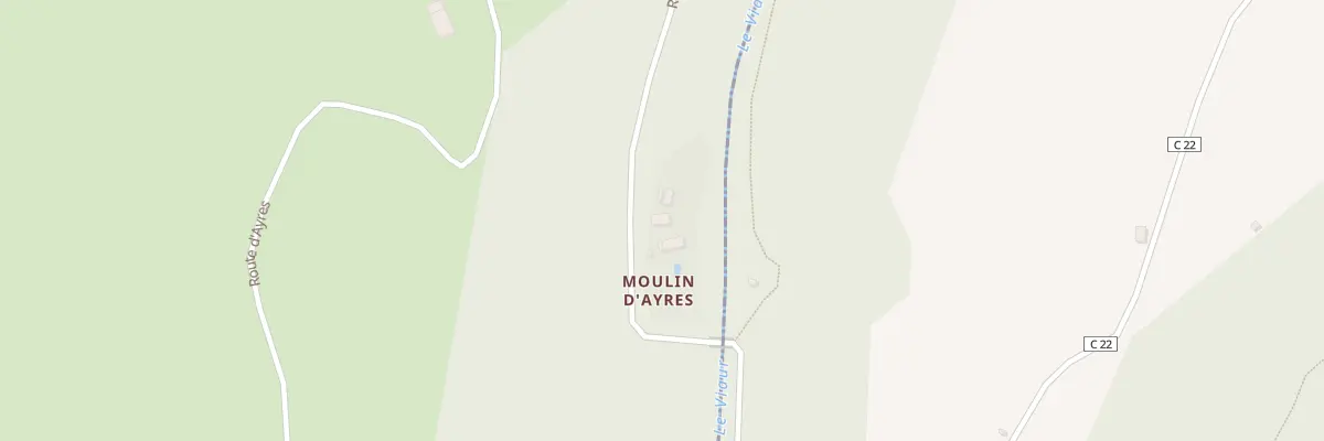 Plan du 5194 Moulin d’Ayres à Centrès
