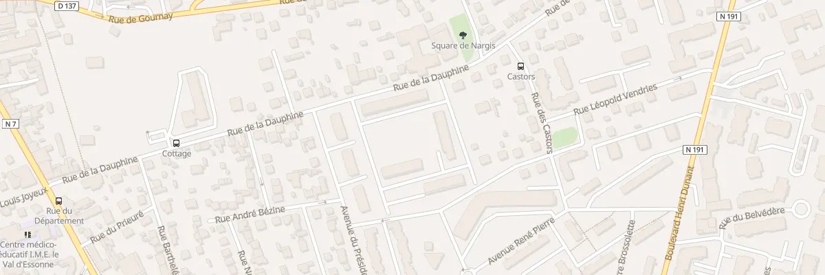 Plan du 71 Rue de la Dauphine à Évry-Courcouronnes
