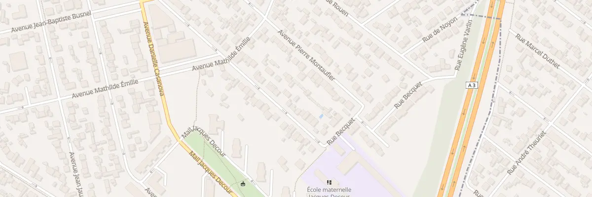 Plan du 47 Av Louise Michel au Blanc-Mesnil