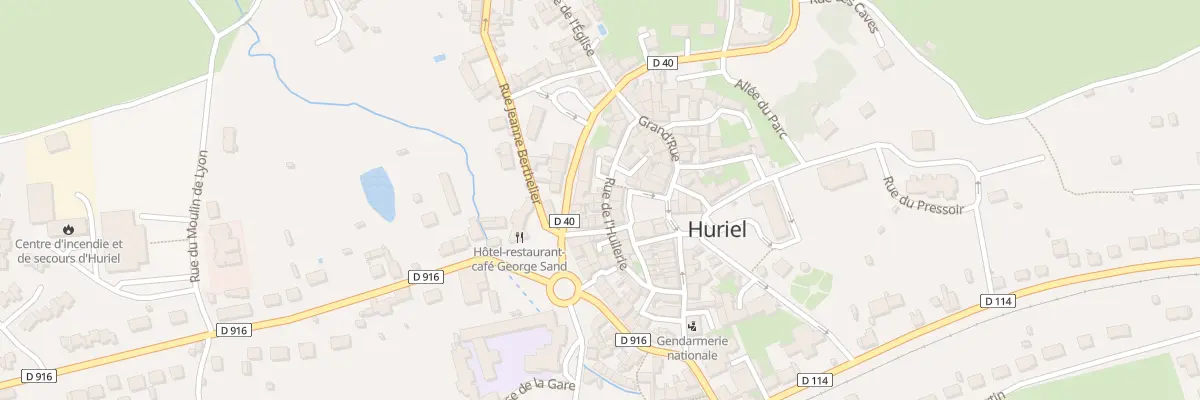 Plan du 8 Rue de l’Huilerie à Huriel