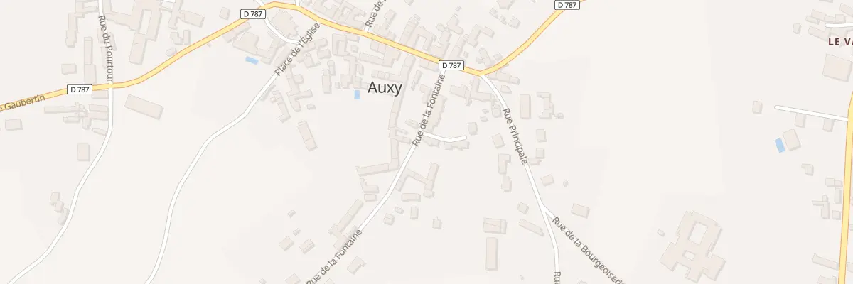 Plan du 2 Rue Georges Thomas à Auxy