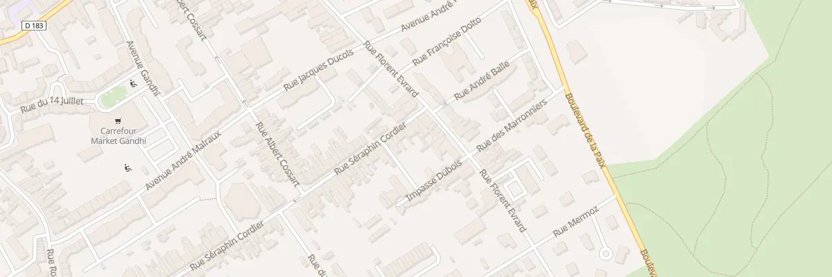 Plan du 112 Rue Séraphin Cordier à Auchel