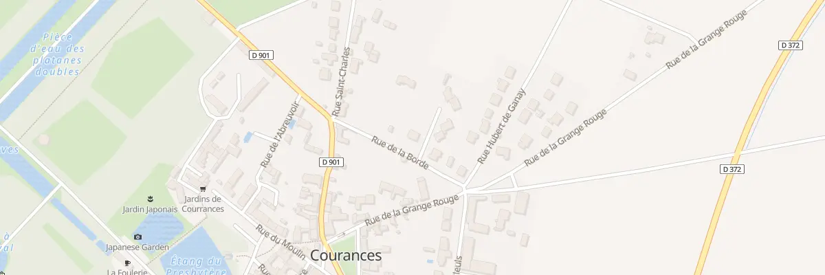 Plan du 6 Rue du Château à Courances