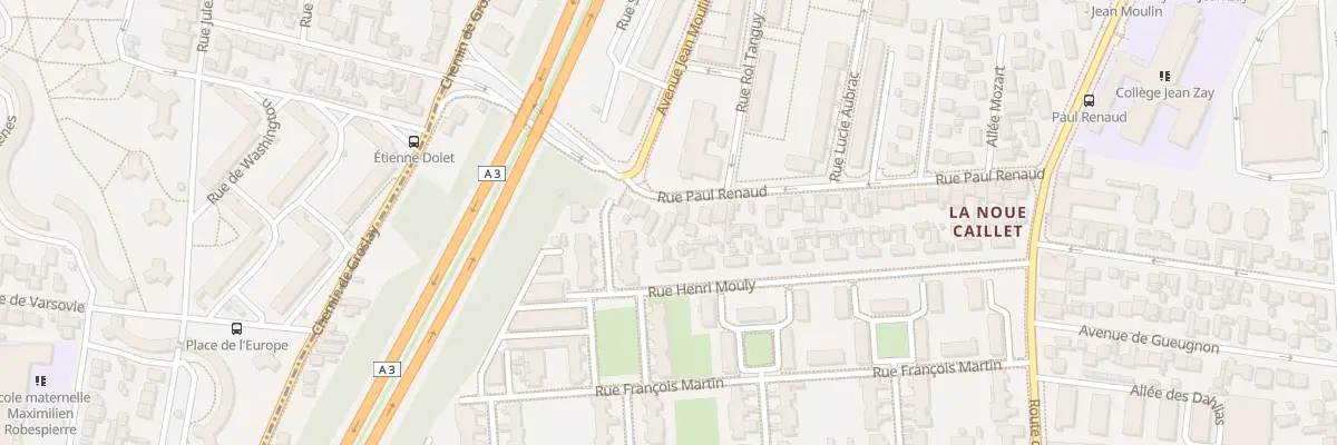 Plan du 54 Rue Jean Jacques Rousseau à Bondy