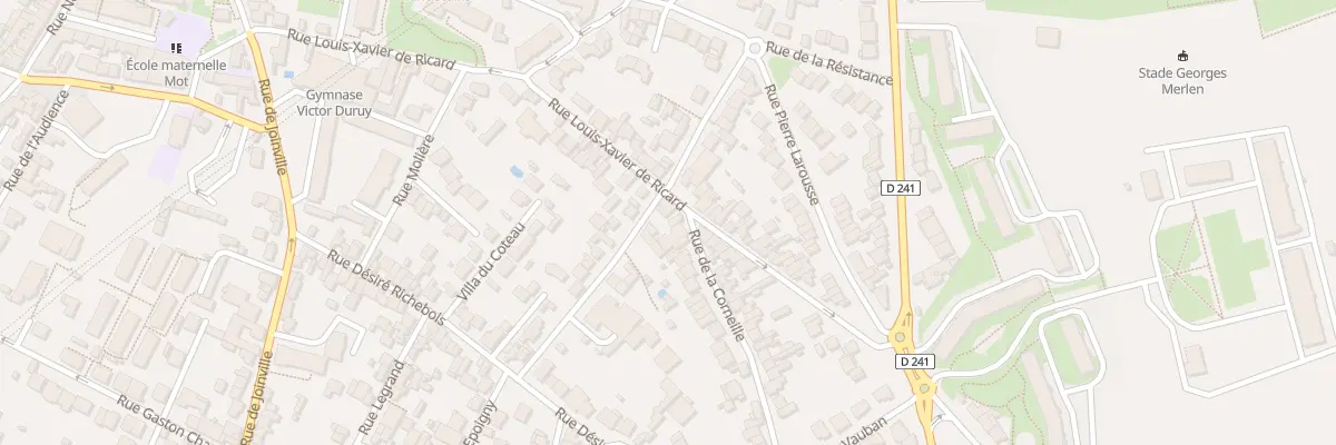 Plan du 46 Rue Louis-Xavier de Ricard à Fontenay-sous-Bois