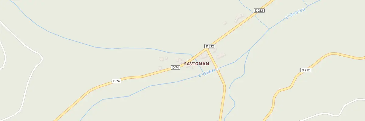 Plan du 5000 Savignan à Auriac