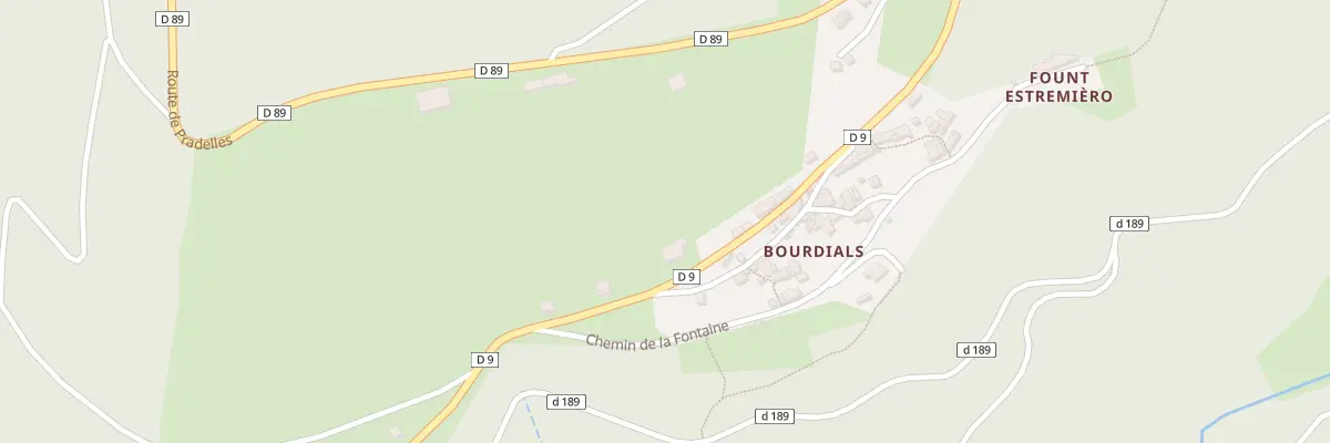 Plan du 5118 Hameau de Bourdials à Castans