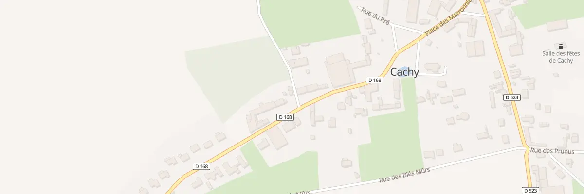 Plan du 14 Rue Anatole Jouancoux à Cachy