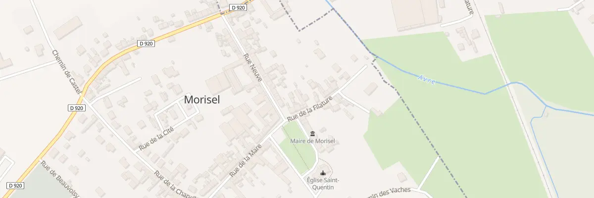 Plan du 5 Rue de la Filature à Morisel