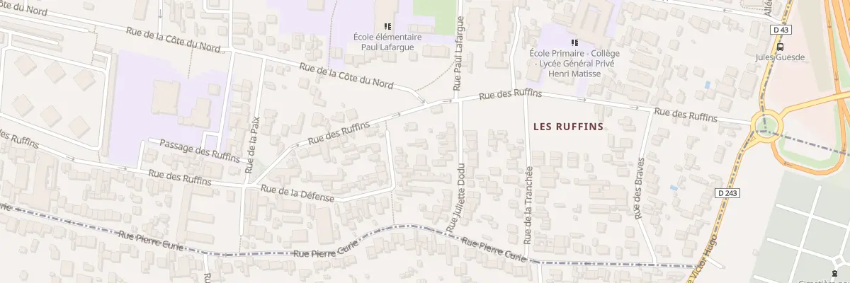 Plan du 10 Rue Juliette Dodu à Montreuil
