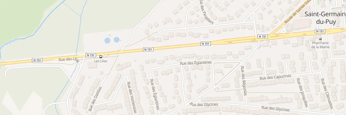 Plan du 26 Rue des Eglantines à Saint-Germain-du-Puy