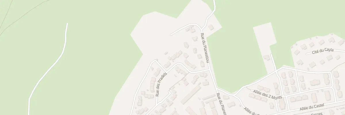 Plan du 55 Rue des Pradels à Arpajon-sur-Cère