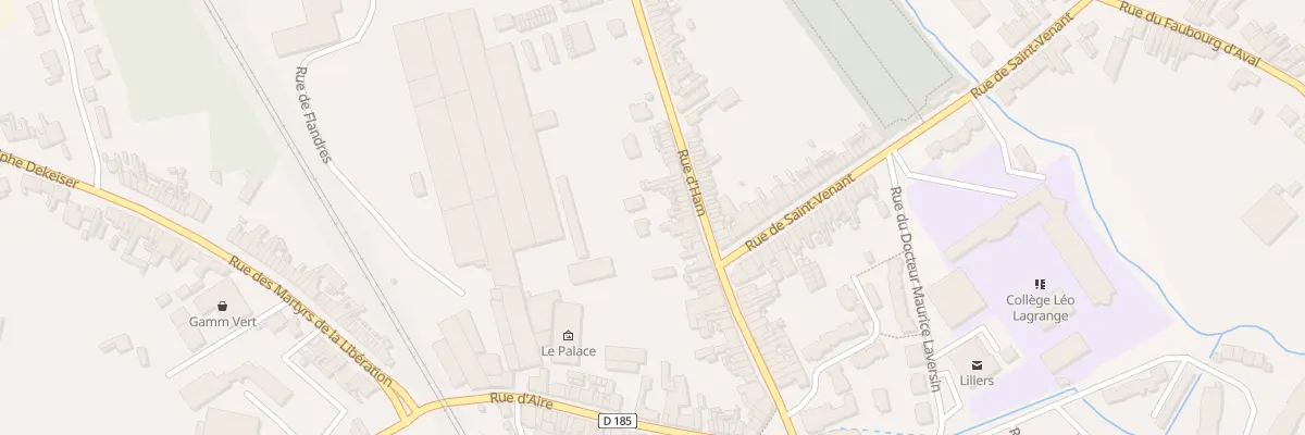Plan du 42 Rue d’Ham à Lillers