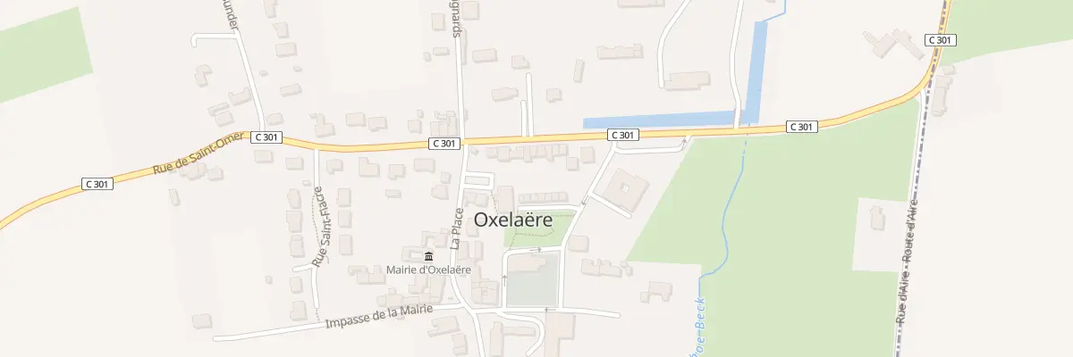 Plan du 7 Rue de Saint - Omer à Oxelaëre