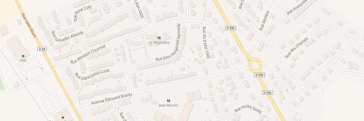 Plan du 22 Rue John Fitzgerald Kennedy à Moreuil