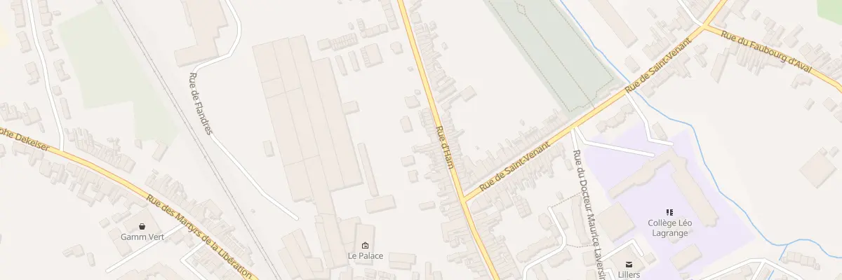 Plan du 56 Rue d’Ham à Lillers