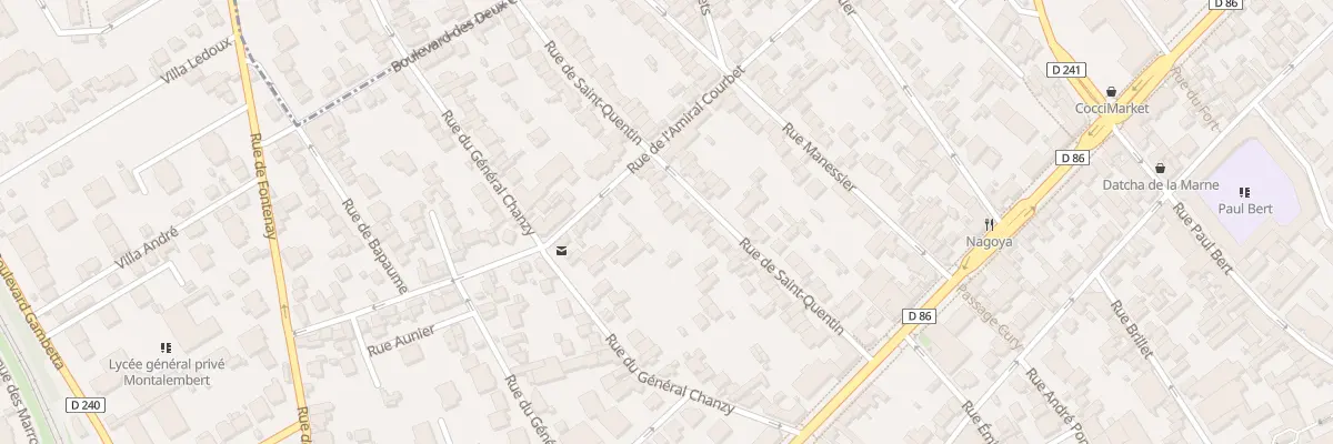 Plan du 29B Rue de Saint-quentin à Nogent-sur-Marne