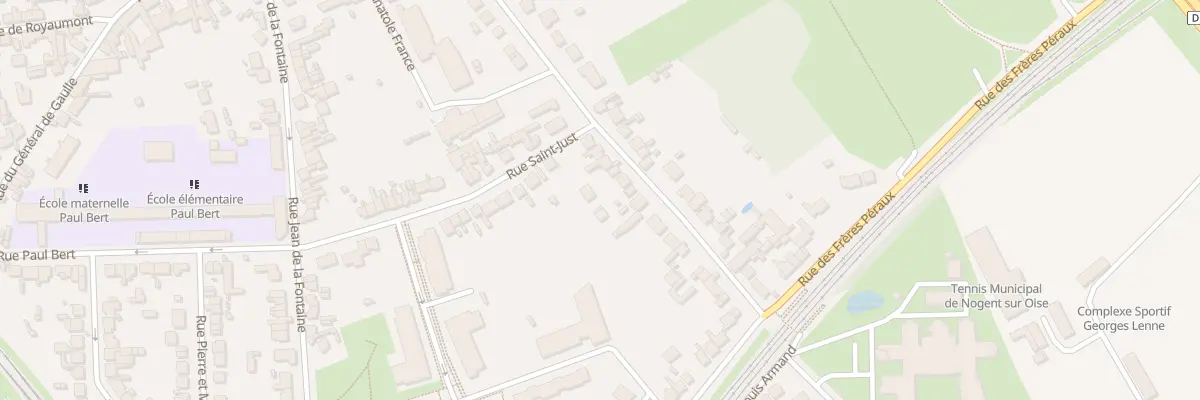 Plan du 42 Rue Marcelin Berthelot à Nogent-sur-Oise