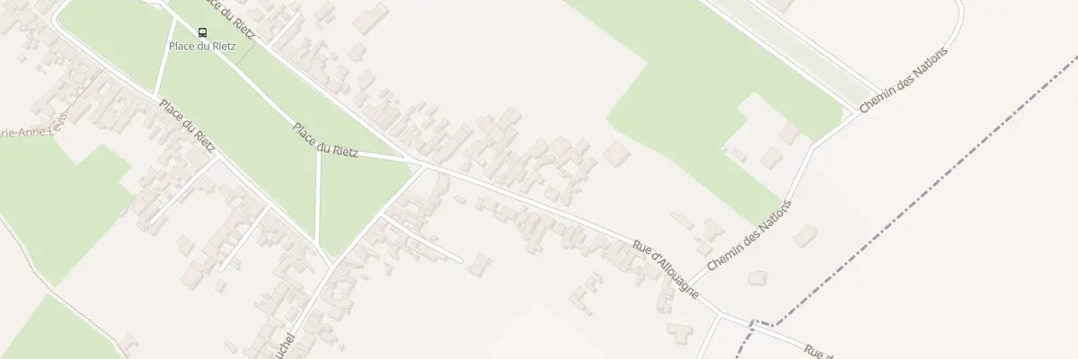 Plan du 11 Rue d’Allouagne à Burbure