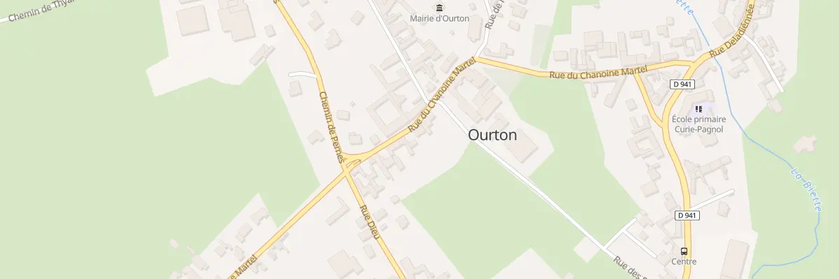 Plan du 351 Rue du Chanoine Martel à Ourton