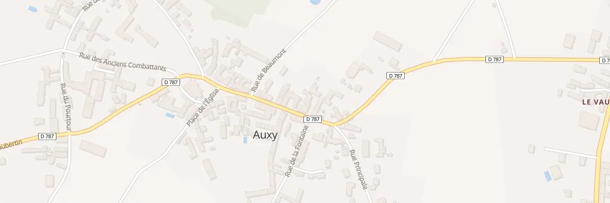 Plan du 26 Rue Principale à Auxy
