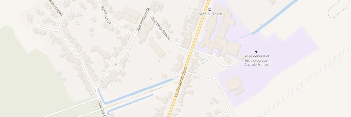 Plan du 145 Bd de Paris à Lillers