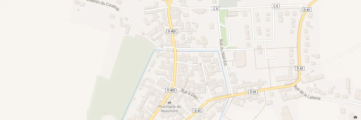 Plan du 52 Rue Montgaudier à Beaumont-du-Gâtinais