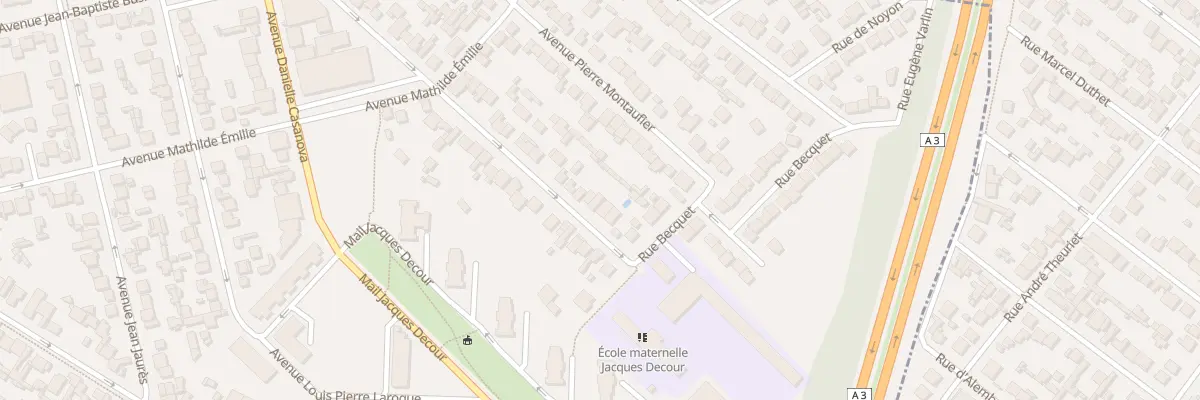 Plan du 55 Av Louise Michel au Blanc-Mesnil