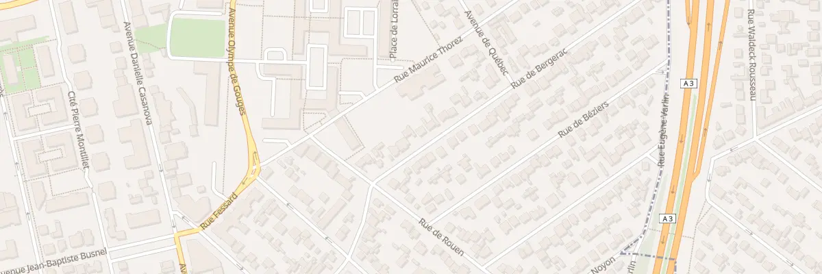 Plan du 11 Rue de Bergerac au Blanc-Mesnil
