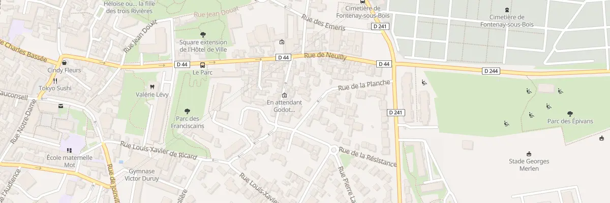 Plan du 3B Rue de la Planche à Fontenay-sous-Bois