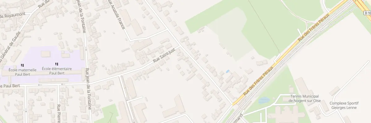Plan du 40 Rue Marcelin Berthelot à Nogent-sur-Oise