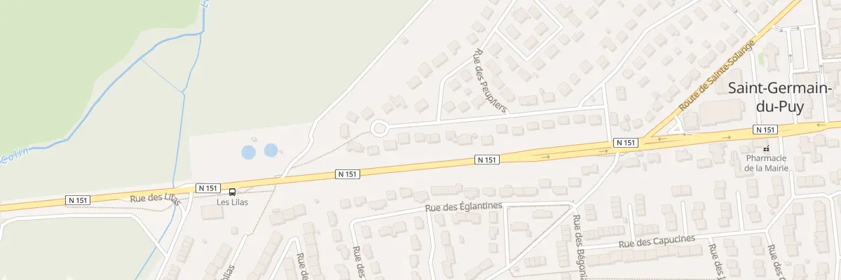 Plan du 23 Rue des Tilleuls à Saint-Germain-du-Puy