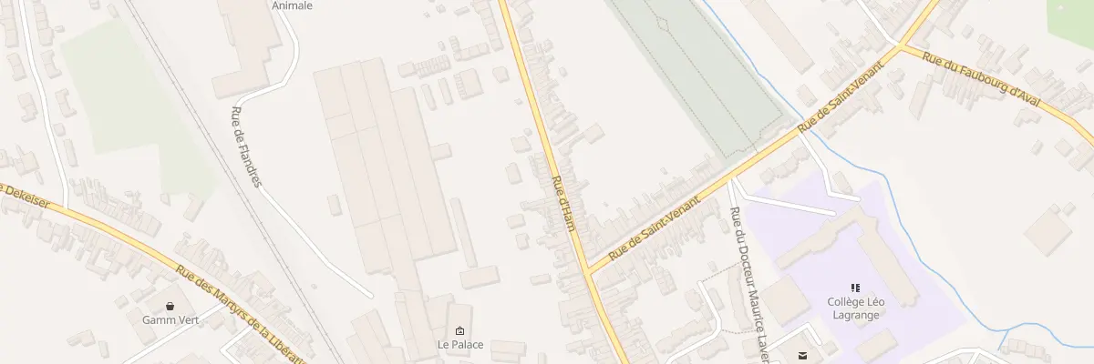 Plan du 62 Rue d’Ham à Lillers