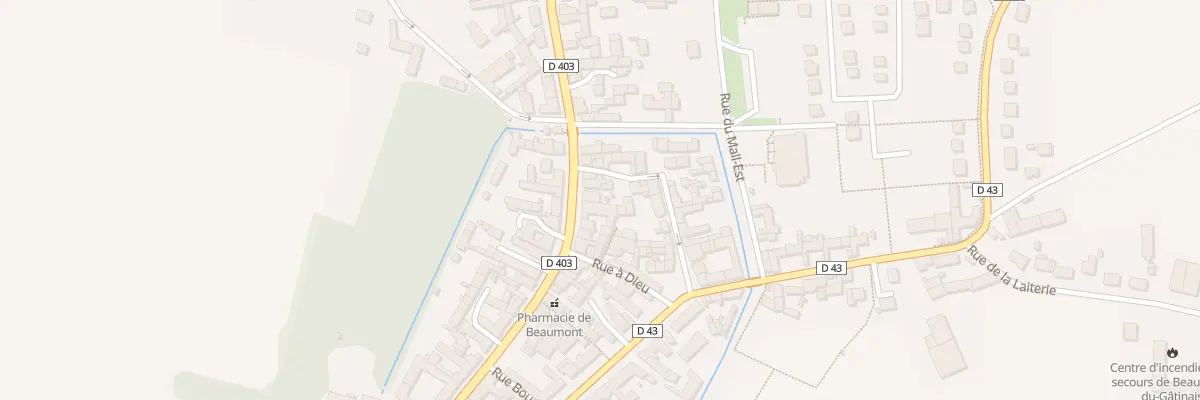 Plan du 46 Rue Montgaudier à Beaumont-du-Gâtinais