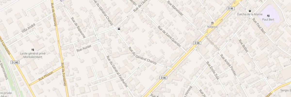 Plan du 20 Rue General Chanzy à Nogent-sur-Marne