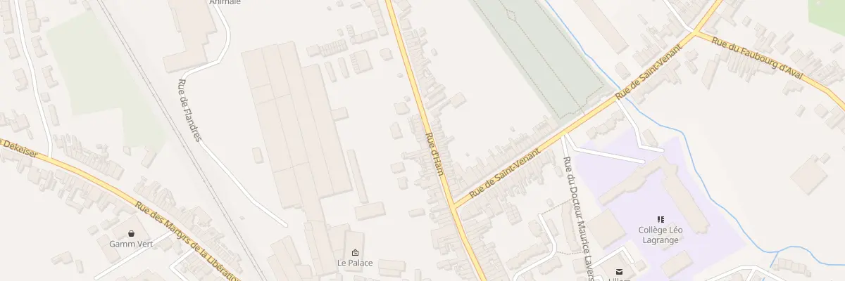 Plan du 60 Rue d’Ham à Lillers