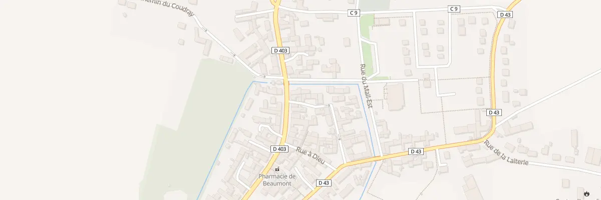 Plan du 44 Rue Ernest Prévost à Beaumont-du-Gâtinais