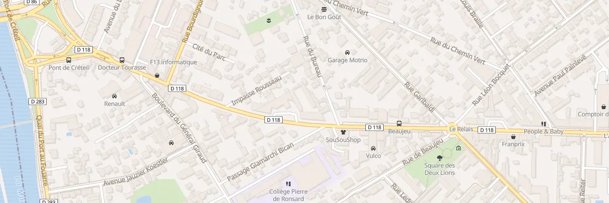 Plan du 31 Bd de Créteil à Saint-Maur-des-Fossés