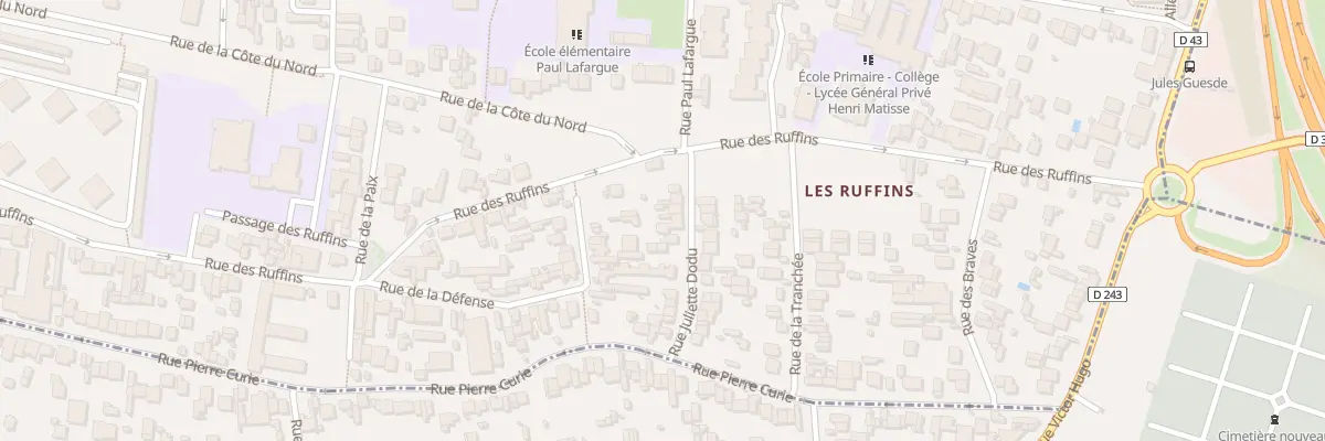 Plan du 12 Rue Juliette Dodu à Montreuil