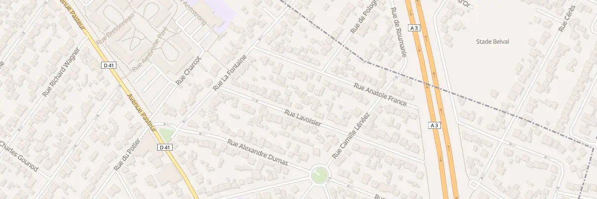 Plan du 19 Rue Lavoisier au Blanc-Mesnil